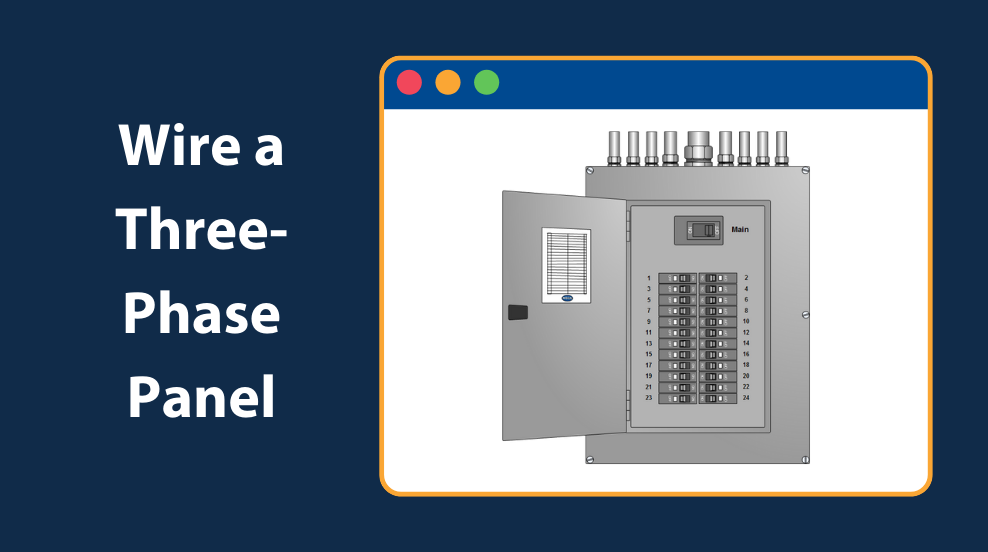 Wire 3-Phase Panel WECA