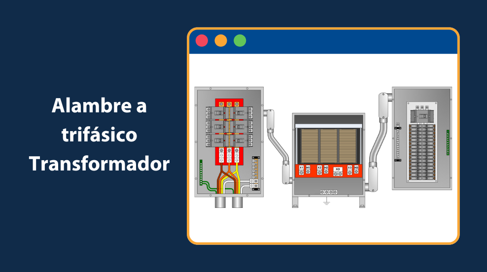 Alambre a trifásico Transformador Bergelectric