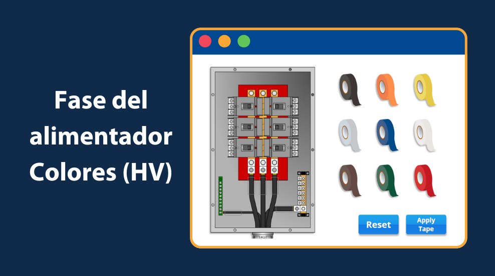Fase del alimentador Colores (HV) Bergelectric